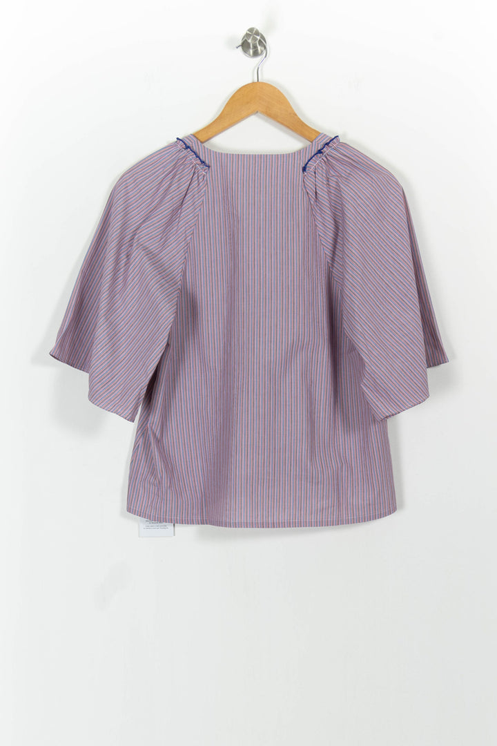 Blouse Violette et Bleue - Taille XS/34 de la marque Karl Marc John | PARAD101267 - Vendu par Paradigme - Image 4