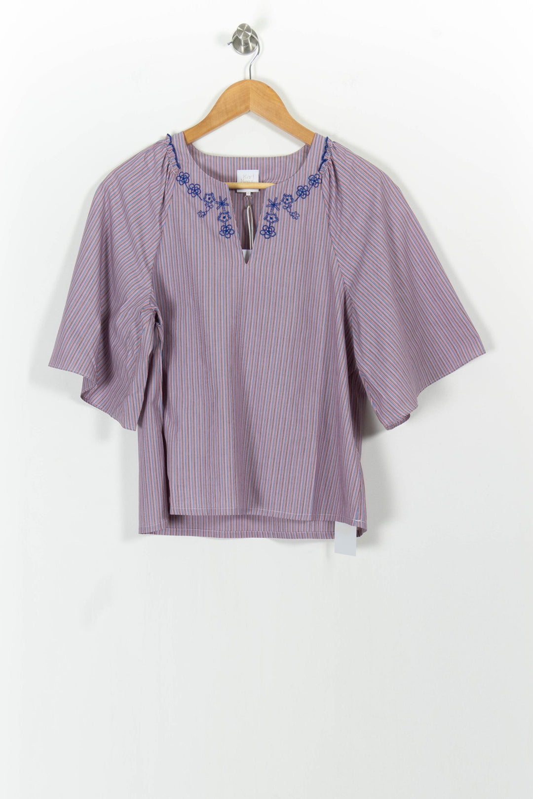 Blouse Violette et Bleue - Taille XS/34 de la marque Karl Marc John | PARAD101267 - Vendu par Paradigme - Image 2