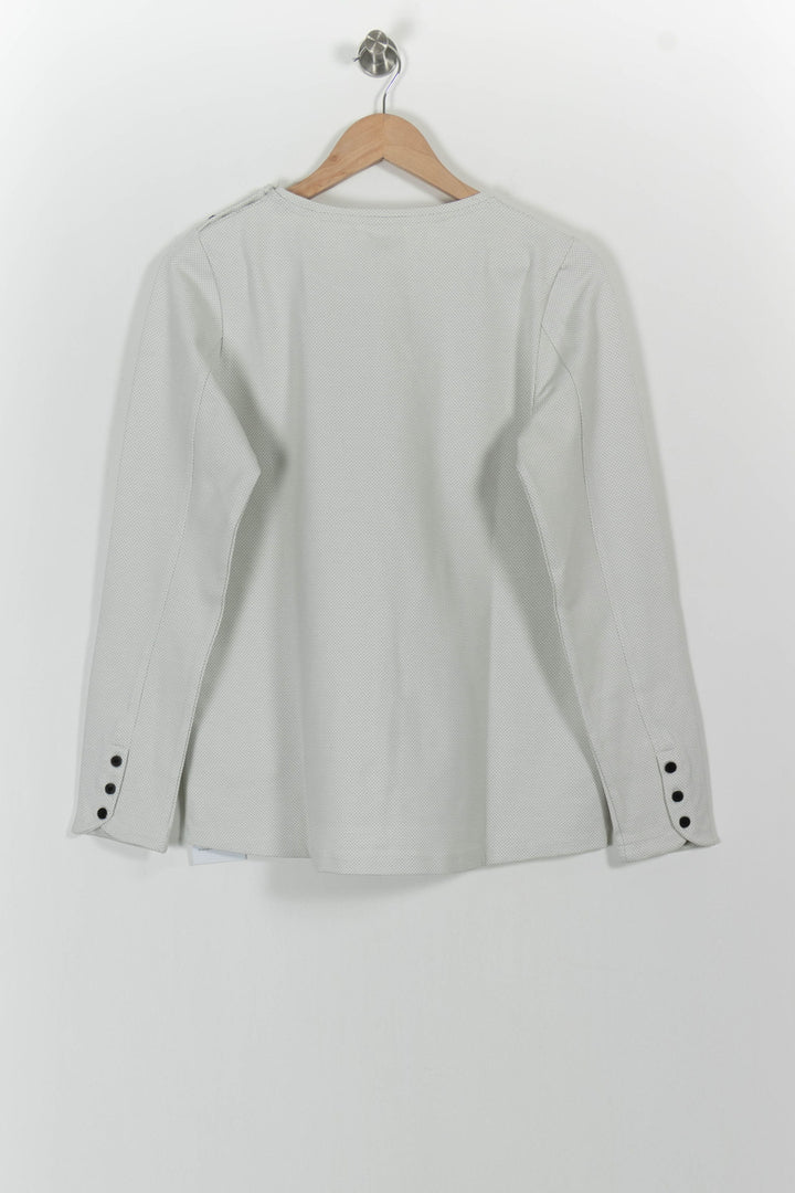 Blouse Grise - Taille M/38 de la marque Karl Marc John | PARAD101269 - Vendu par Paradigme - Image 4