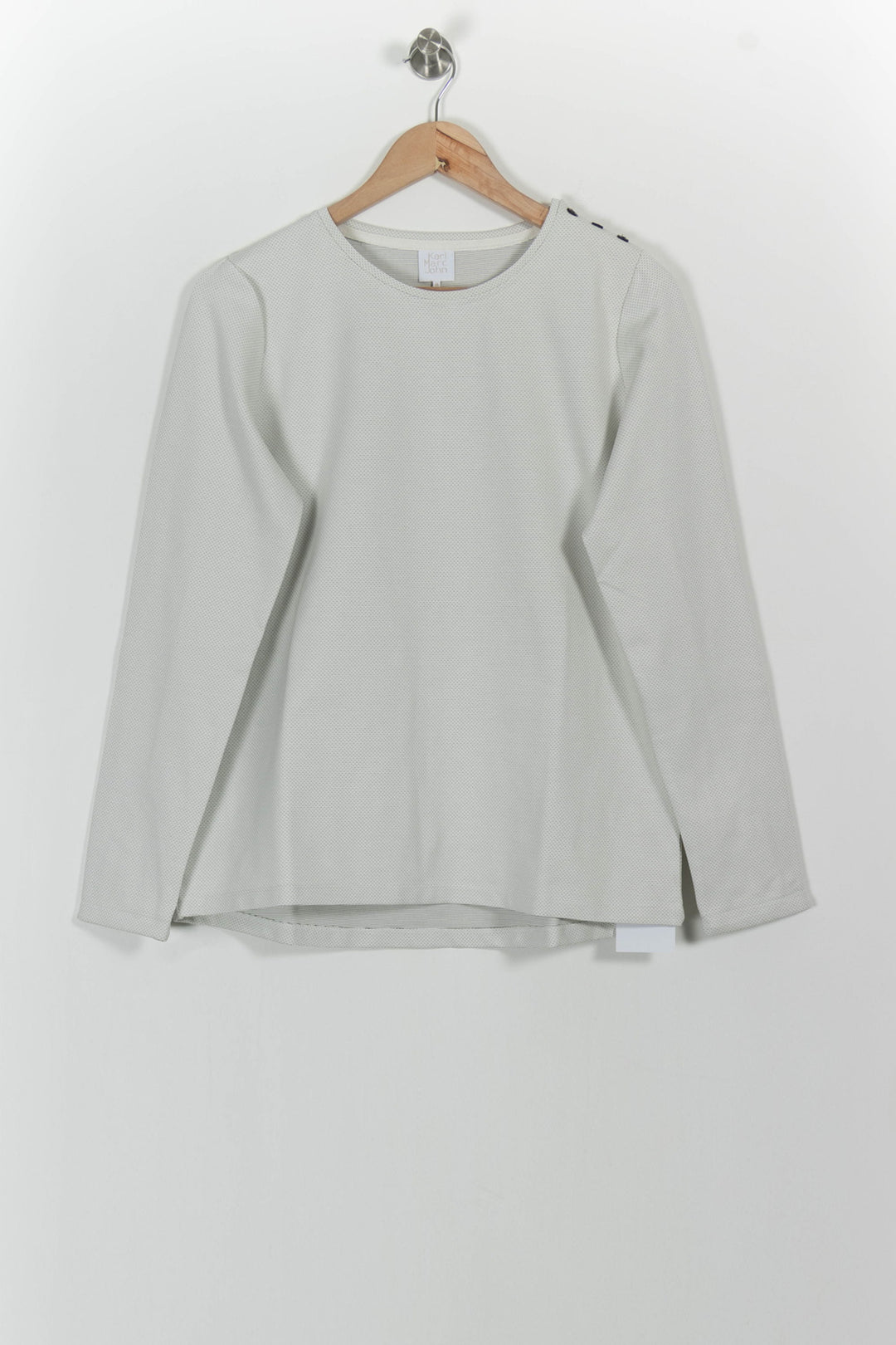 Blouse Grise - Taille M/38 de la marque Karl Marc John | PARAD101269 - Vendu par Paradigme - Image 2