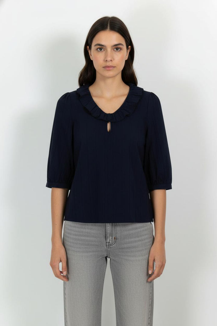 Blouse Bleue - Taille XS/34 de la marque Karl Marc John | PARAD101281 - Vendu par Paradigme - Image 1