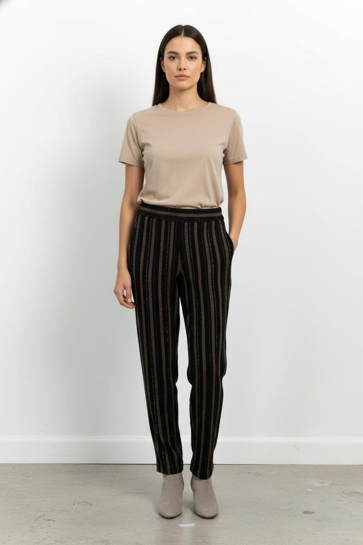 Pantalon Noir et Marron - Taille S/36 de la marque Des petits hauts | PARAD101298 - Vendu par Paradigme - Image 1