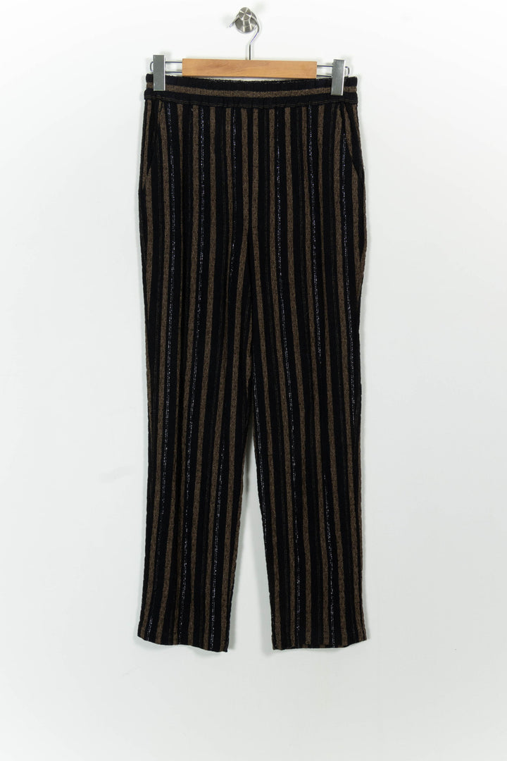 Pantalon Noir et Marron - Taille S/36 de la marque Des petits hauts | PARAD101298 - Vendu par Paradigme - Image 2