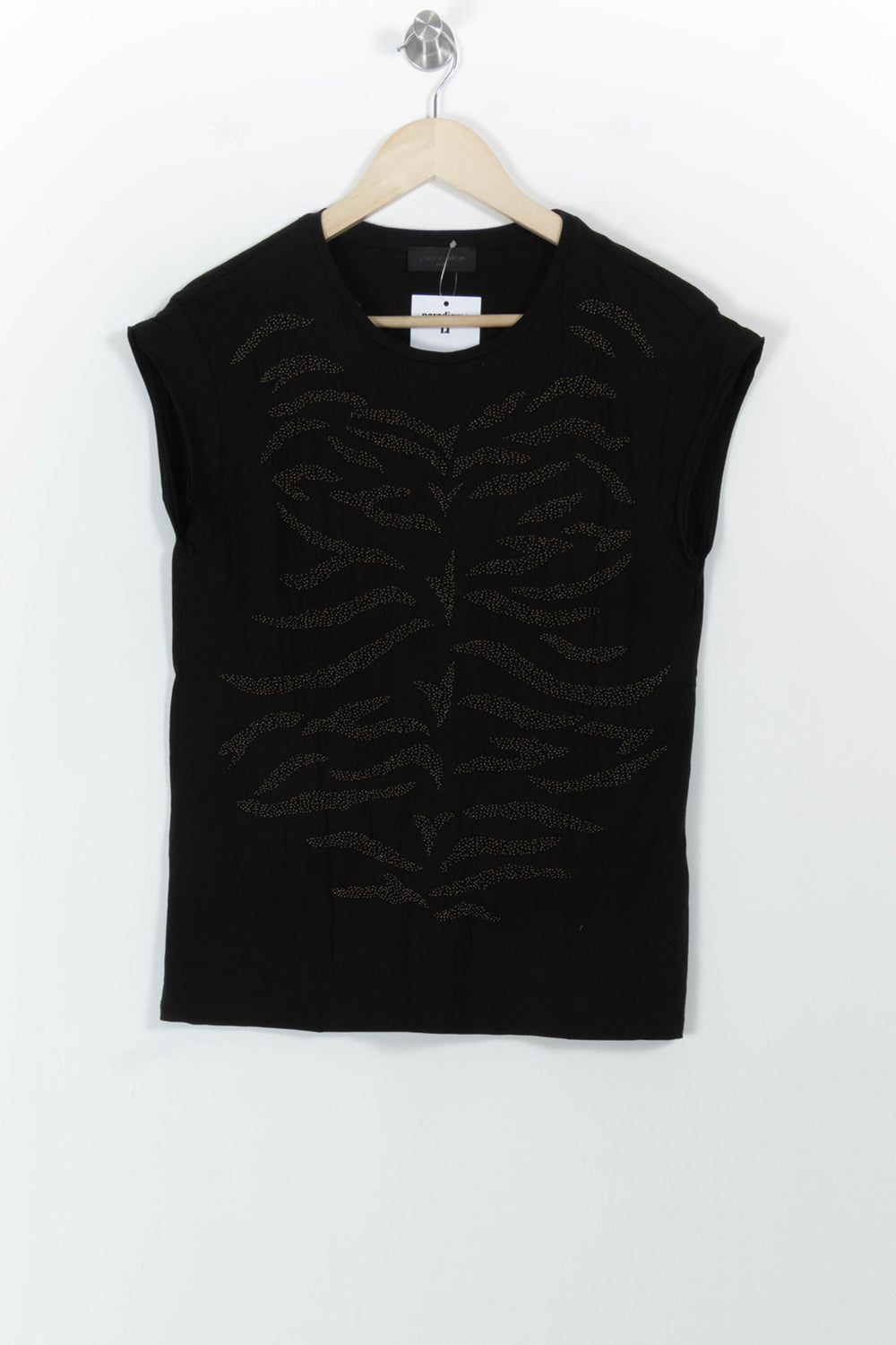 Tee-shirt Noir - Taille M/38 de la marque IKKS | PARAD101301 - Vendu par Paradigme - Image 2