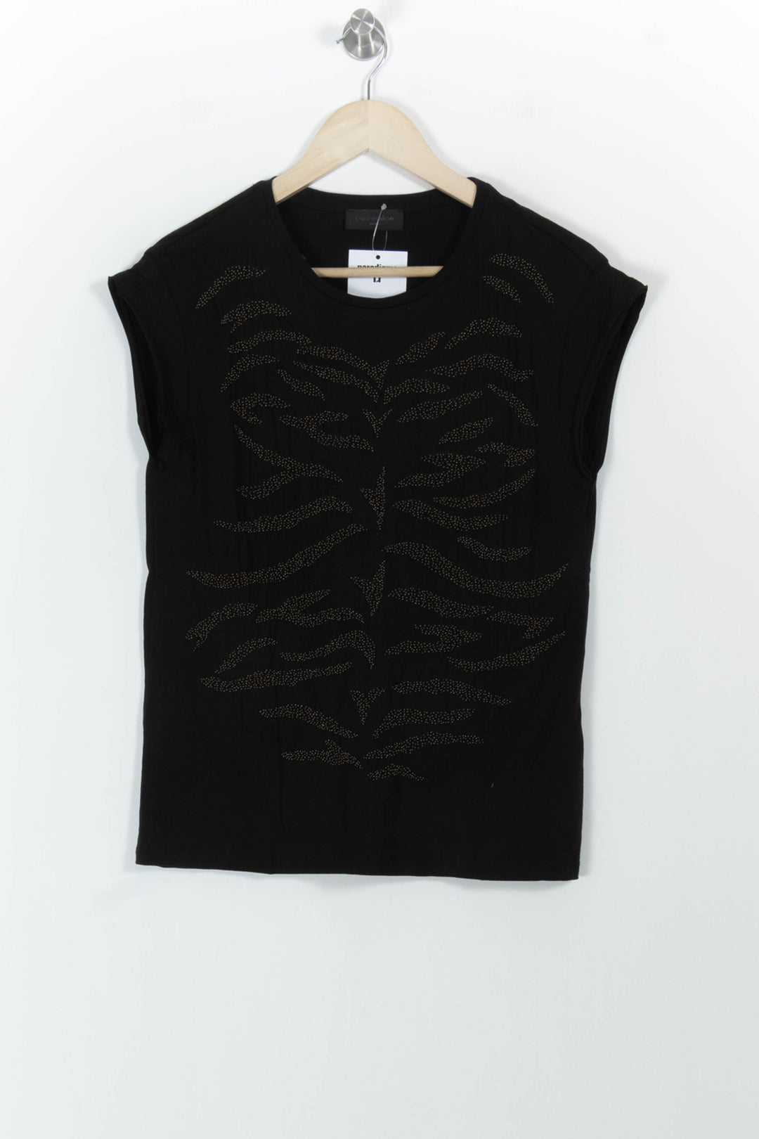 Tee-shirt Noir - Taille M/38 de la marque IKKS | PARAD101301 - Vendu par Paradigme - Image 2