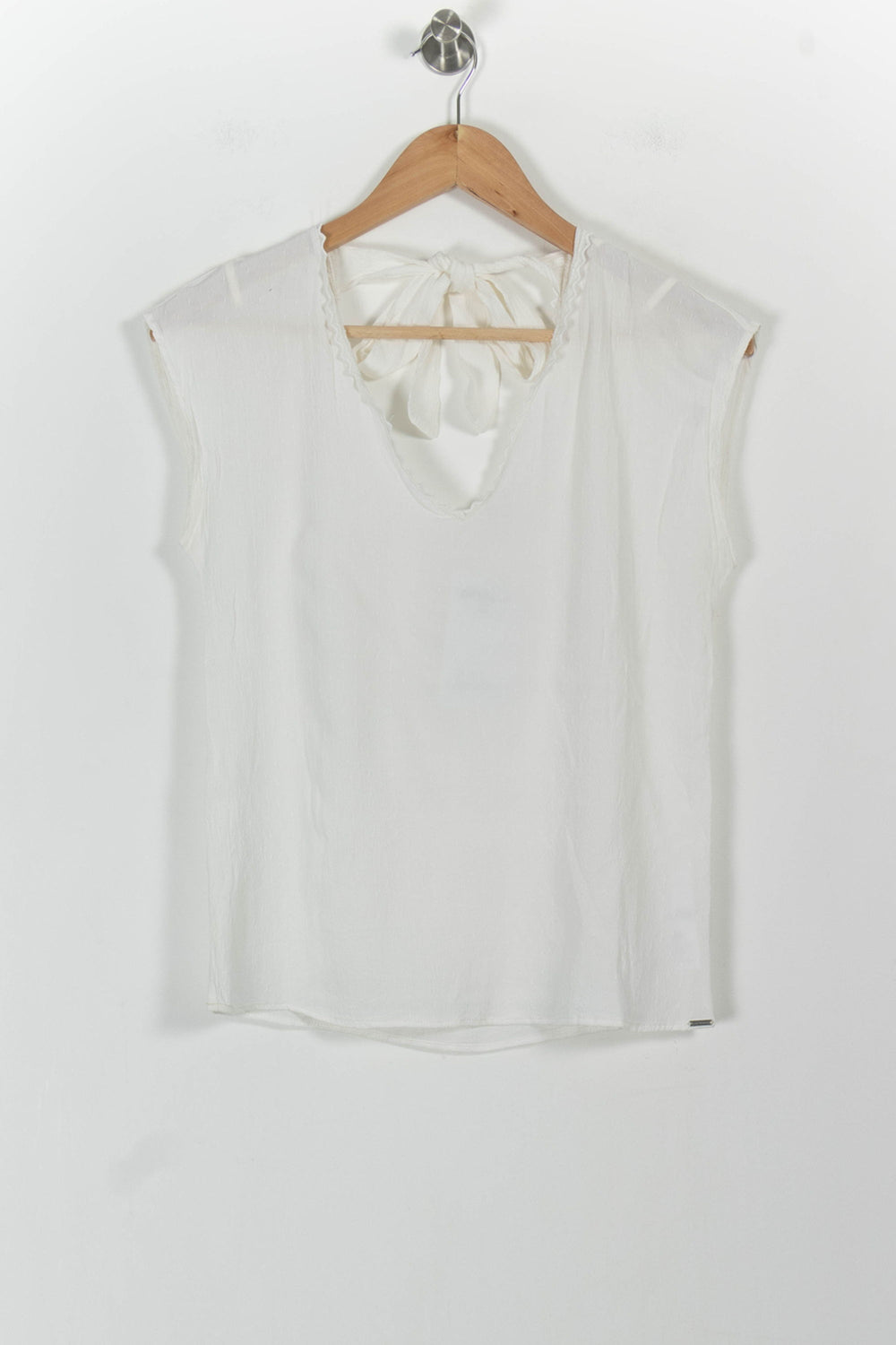 Blouse Blanche - Taille S/36 de la marque IKKS | PARAD101305 - Vendu par Paradigme - Image 2