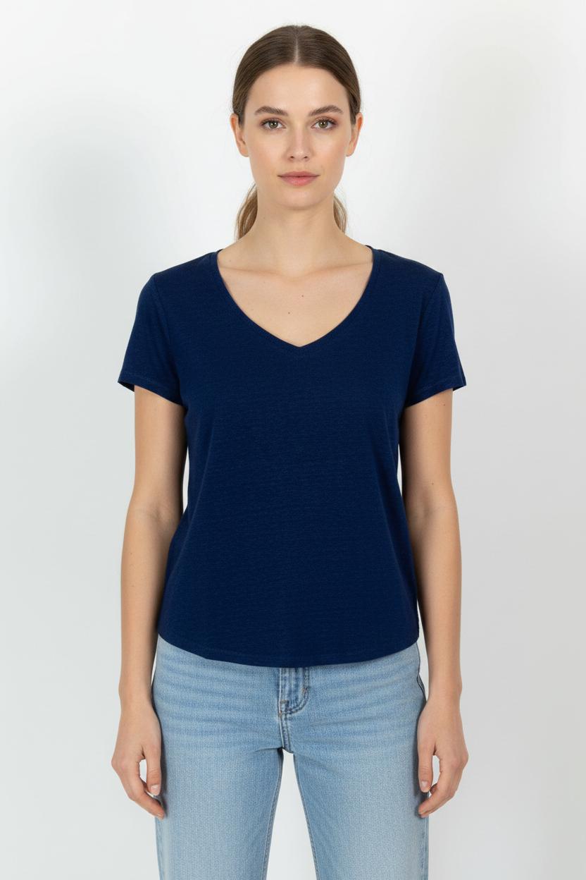 Tee-shirt Bleu - Taille S/36 de la marque IKKS | PARAD101309 - Vendu par Paradigme - Image 1