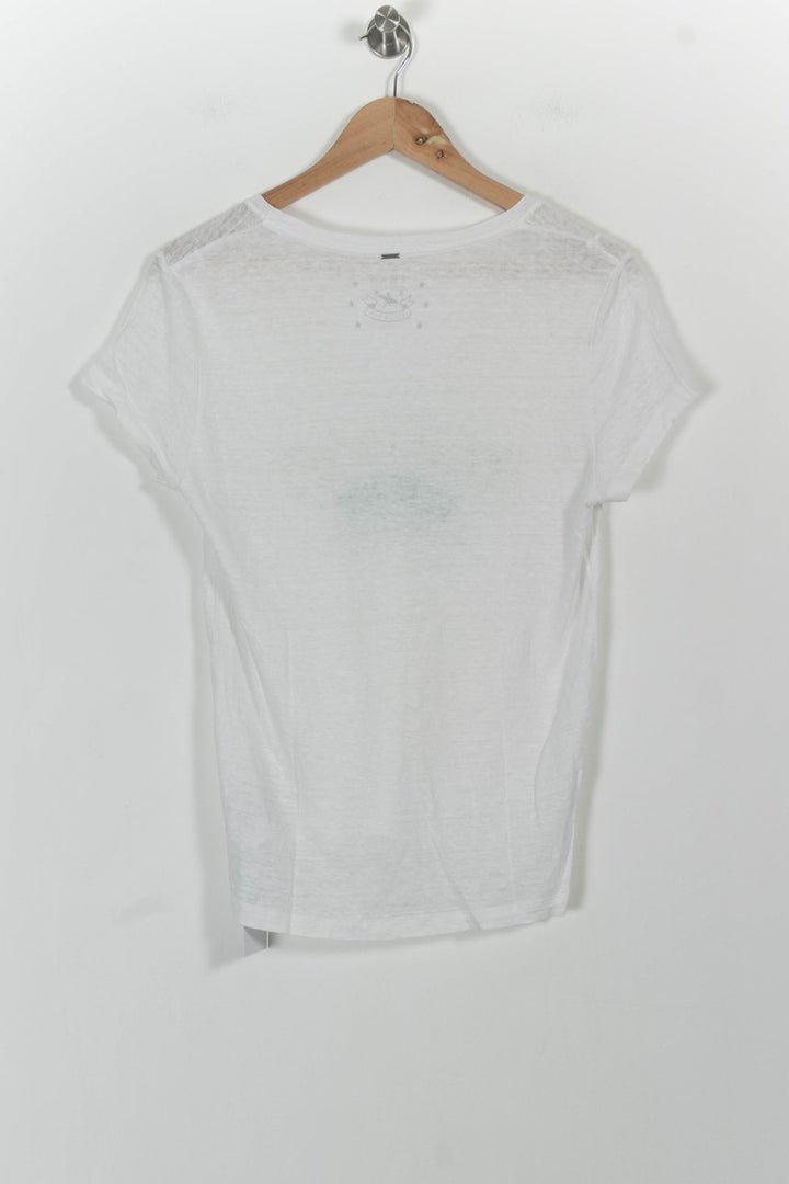 Tee-shirt Blanc - Taille M/38 de la marque IKKS | PARAD101310 - Vendu par Paradigme - Image 4