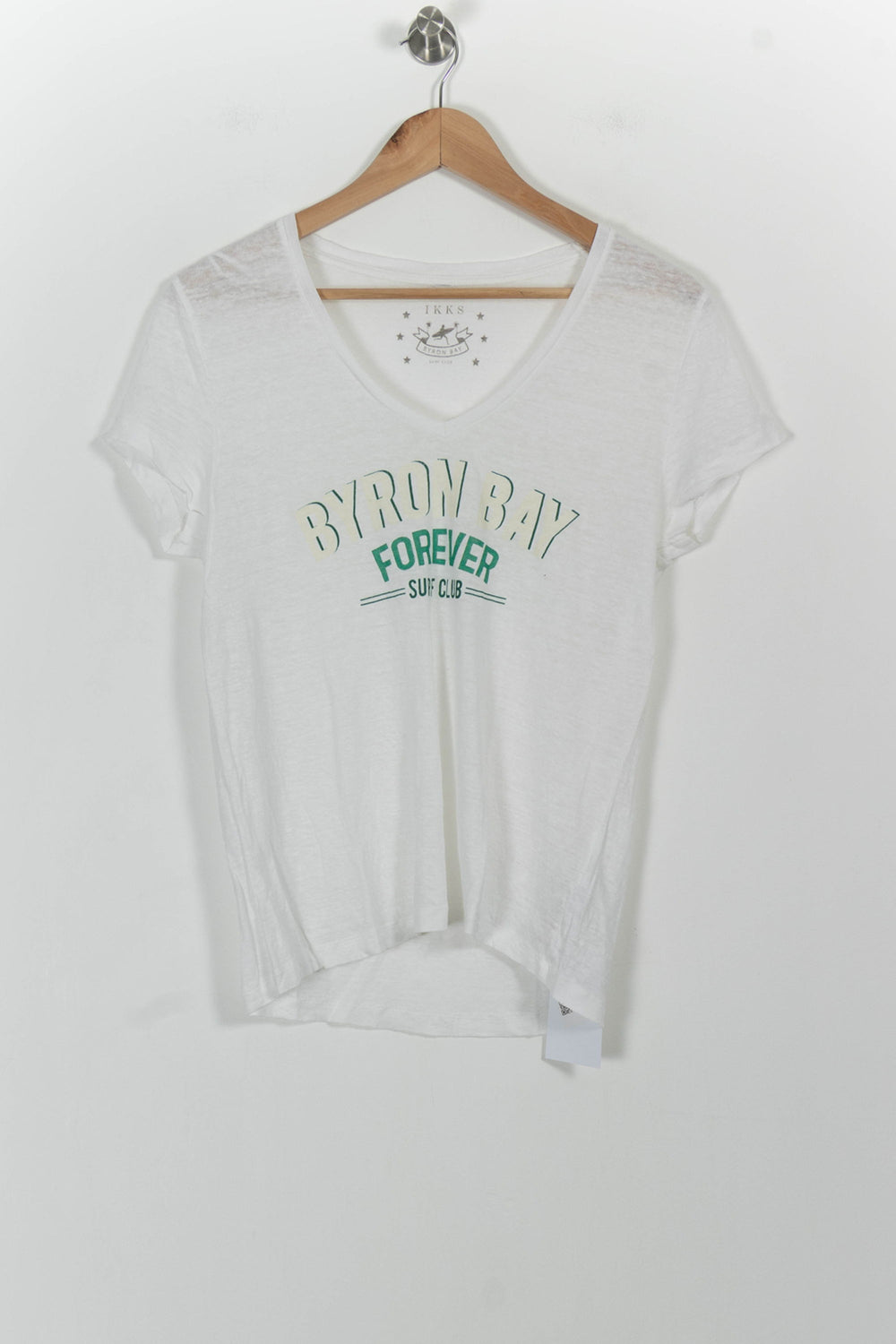 Tee-shirt Blanc - Taille M/38 de la marque IKKS | PARAD101310 - Vendu par Paradigme - Image 2