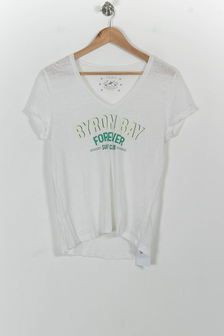 Tee-shirt Blanc - Taille M/38 de la marque IKKS | PARAD101310 - Vendu par Paradigme - Image 2