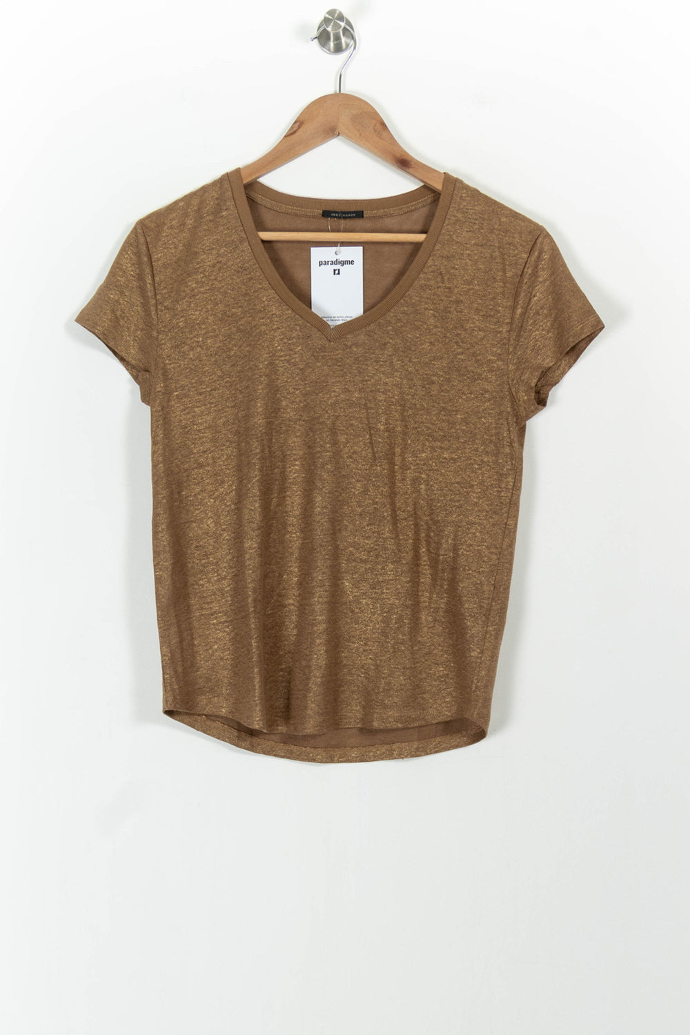 Tee-shirt Beige - Taille S/36 de la marque IKKS | PARAD101313 - Vendu par Paradigme - Image 2