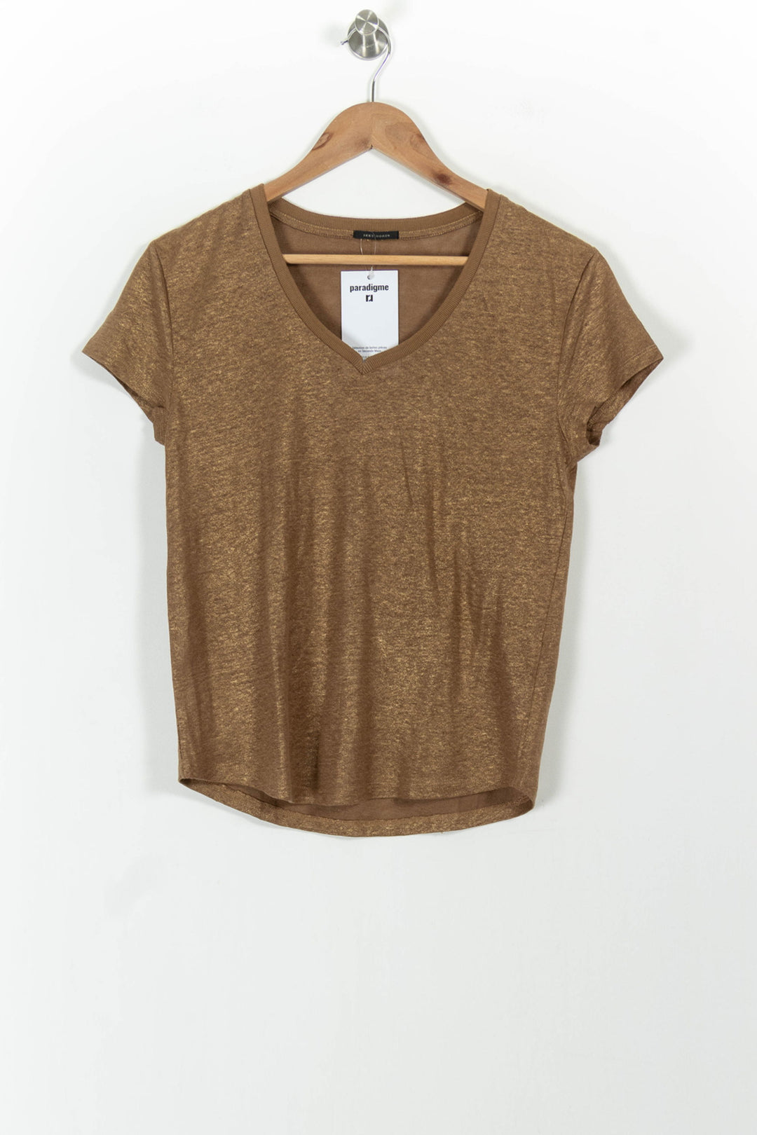 Tee-shirt Beige - Taille S/36 de la marque IKKS | PARAD101313 - Vendu par Paradigme - Image 2