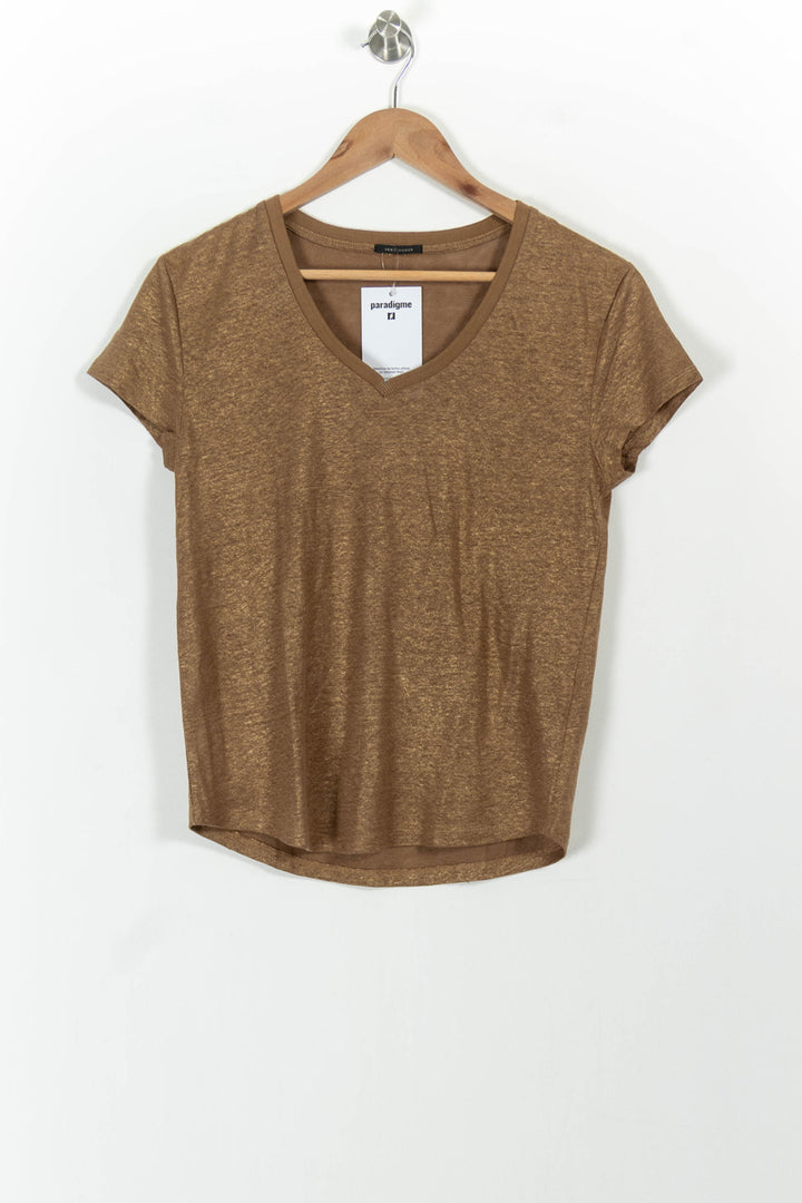 Tee-shirt Beige - Taille S/36 de la marque IKKS | PARAD101313 - Vendu par Paradigme - Image 2