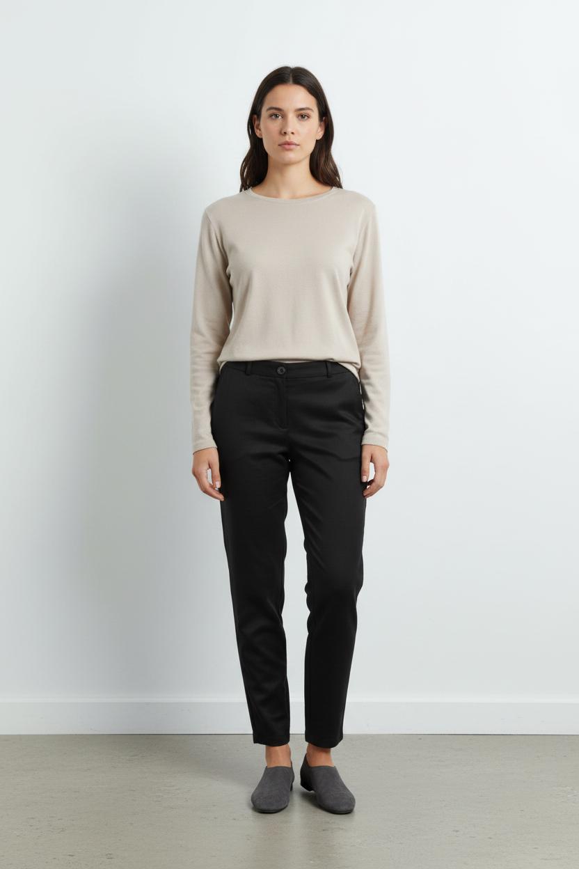 Pantalon Noir - Taille M/38 de la marque IKKS | PARAD101314 - Vendu par Paradigme - Image 1