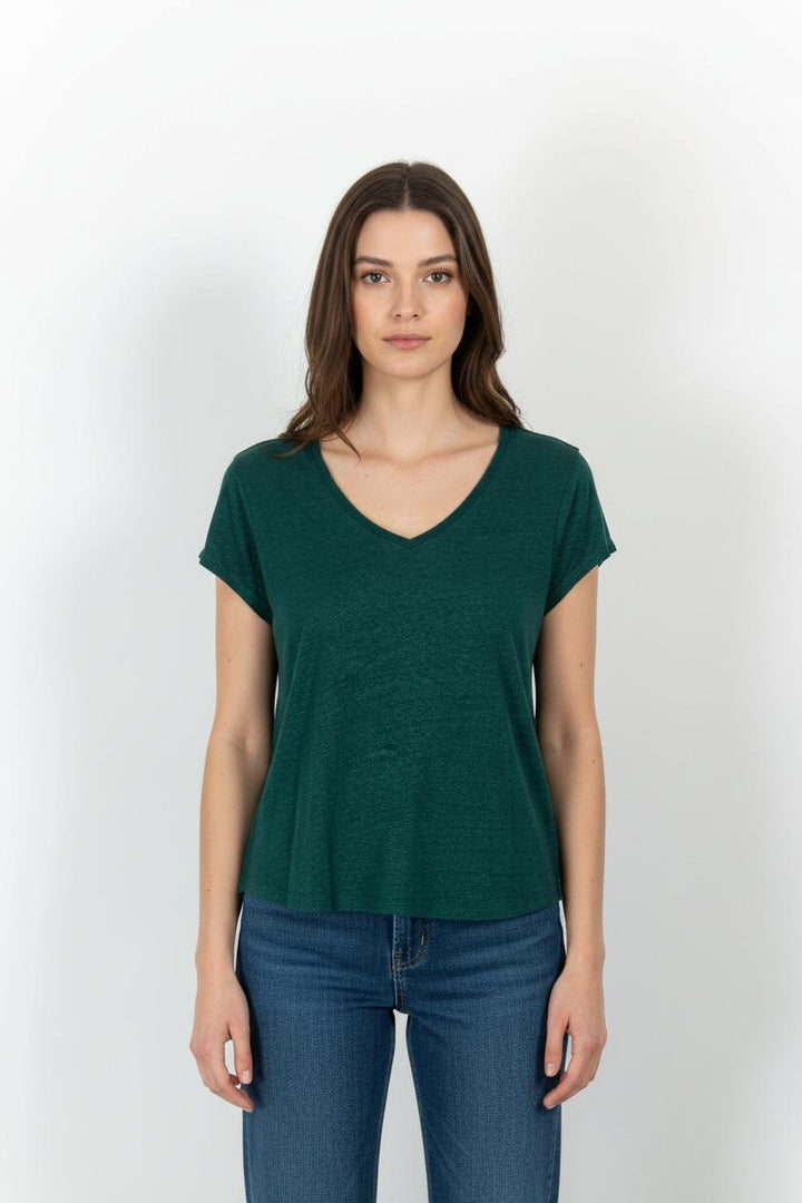 T-shirt Vert - Taille S/36 de la marque IKKS | PARAD101331 - Vendu par Paradigme - Image 1