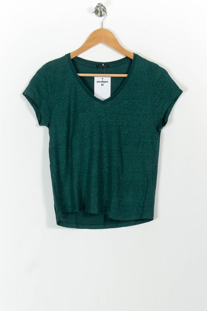 T-shirt Vert - Taille S/36 de la marque IKKS | PARAD101331 - Vendu par Paradigme - Image 2
