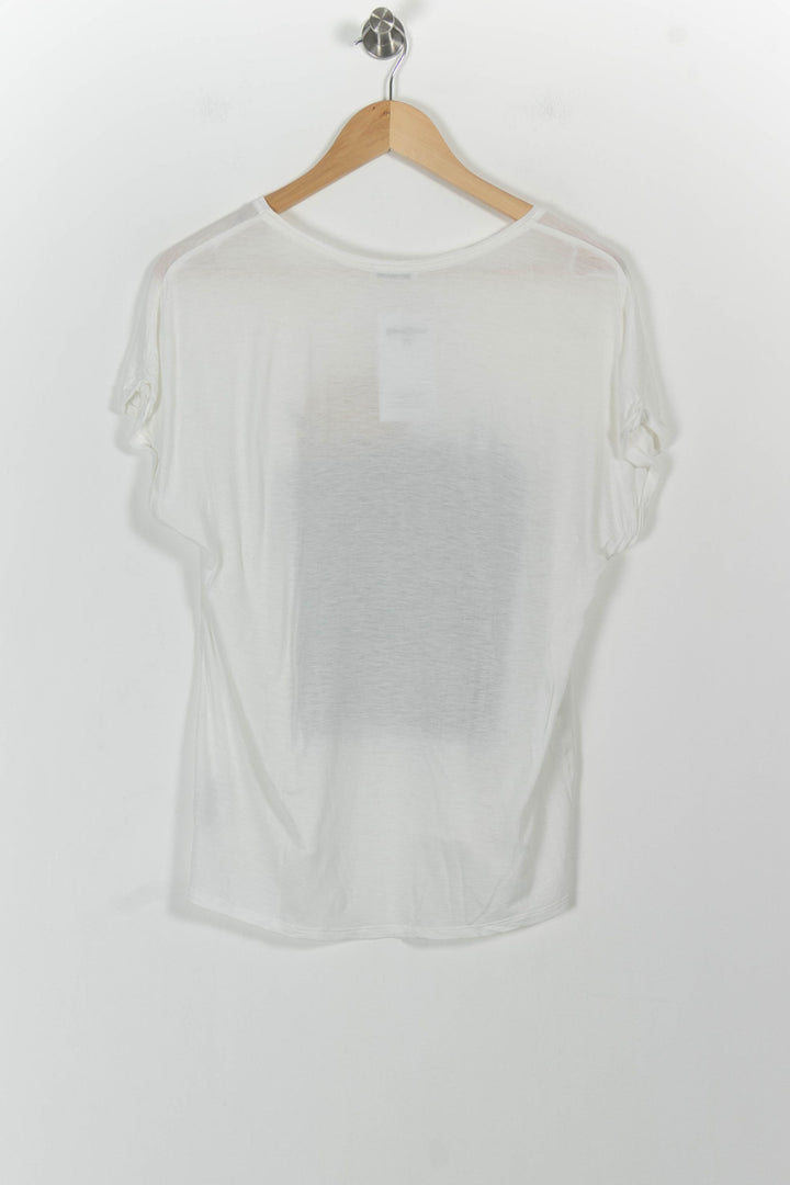 T-shirt Blanc et Noir - Taille M/38 de la marque IKKS | PARAD101332 - Vendu par Paradigme - Image 4