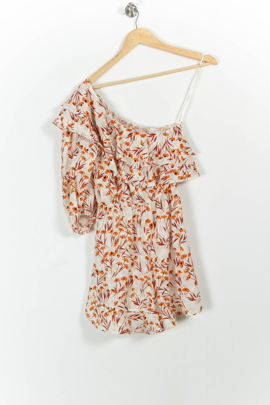 Combishort Blanc et Orange - Taille XS/34 de la marque Maje | PARAD101335 - Vendu par Paradigme - Image 4