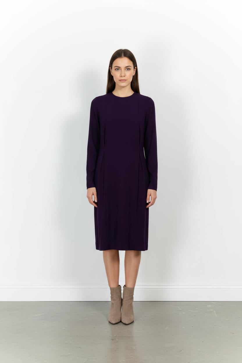 Robe Midi Violette - Taille M/38 de la marque Paule Ka | PARAD101343 - Vendu par Paradigme - Image 1