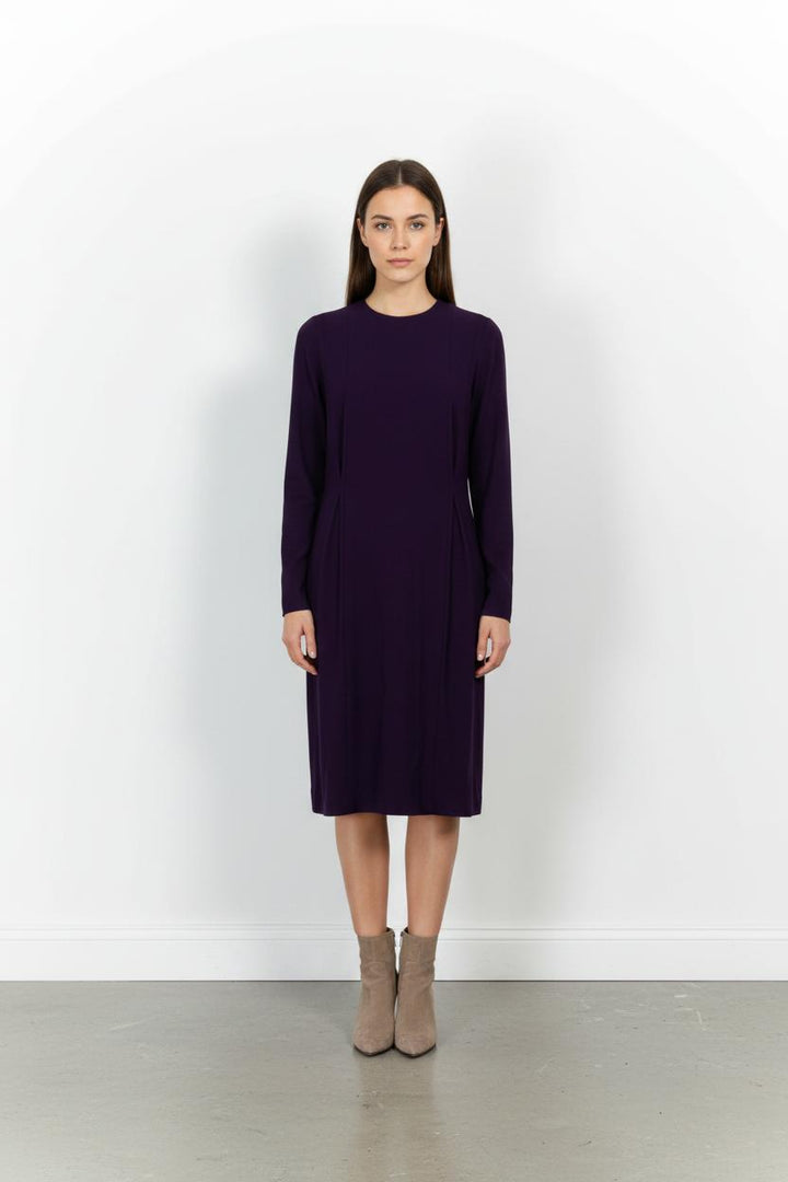 Robe Midi Violette - Taille M/38 de la marque Paule Ka | PARAD101343 - Vendu par Paradigme - Image 1