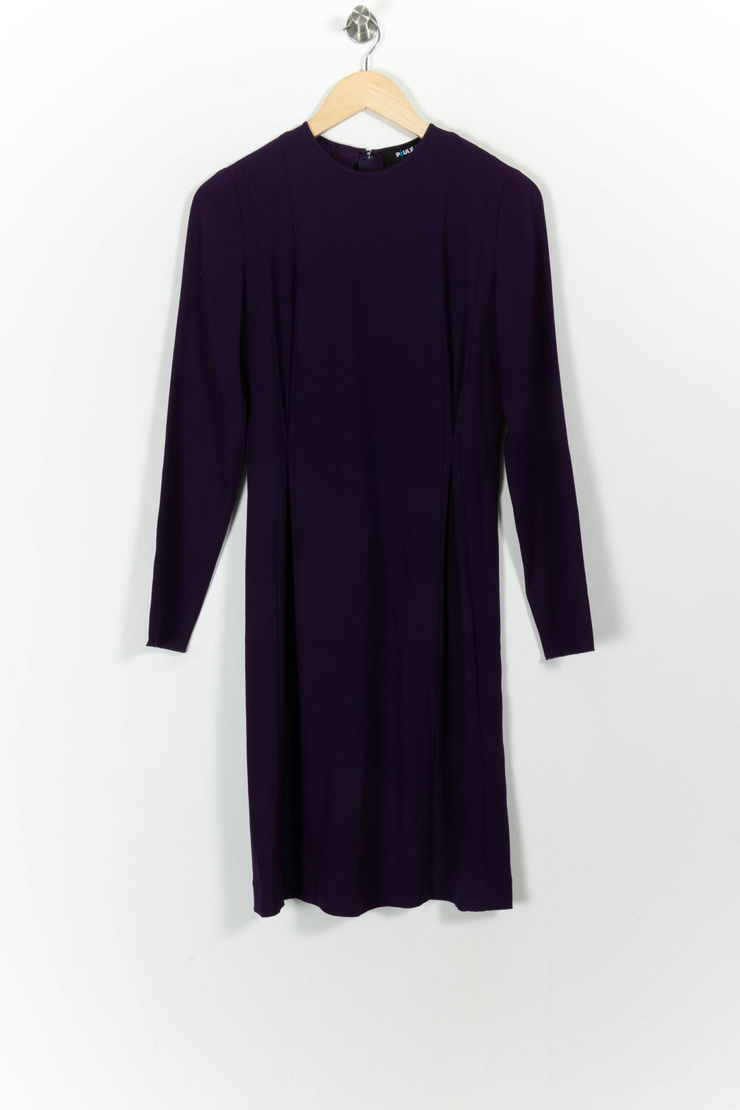 Robe Midi Violette - Taille M/38 de la marque Paule Ka | PARAD101343 - Vendu par Paradigme - Image 2