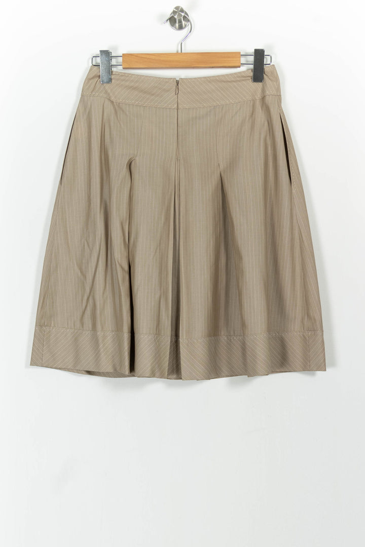 Jupe Plissée Beige - Taille L/40 de la marque Paule Ka | PARAD101344 - Vendu par Paradigme - Image 4