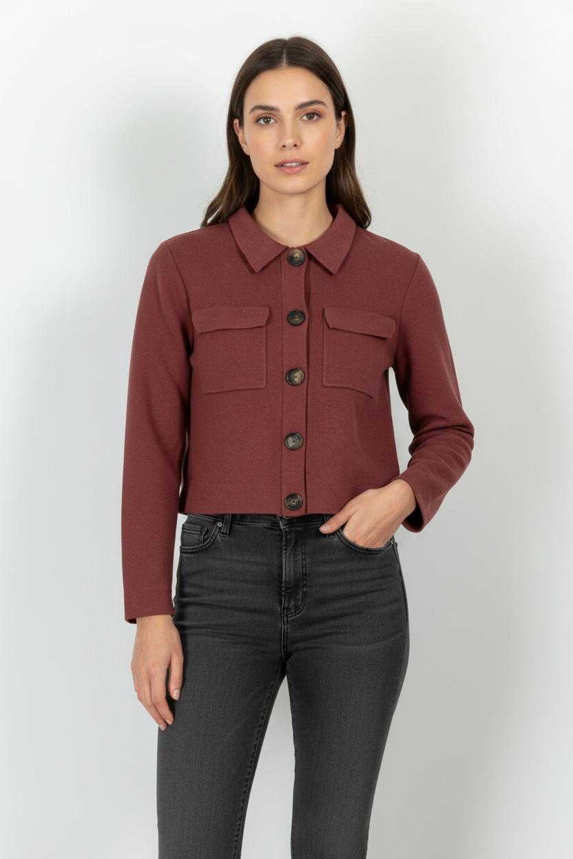 Veste Rose - Taille M/38 de la marque Sézane | PARAD101351 - Vendu par Paradigme - Image 1