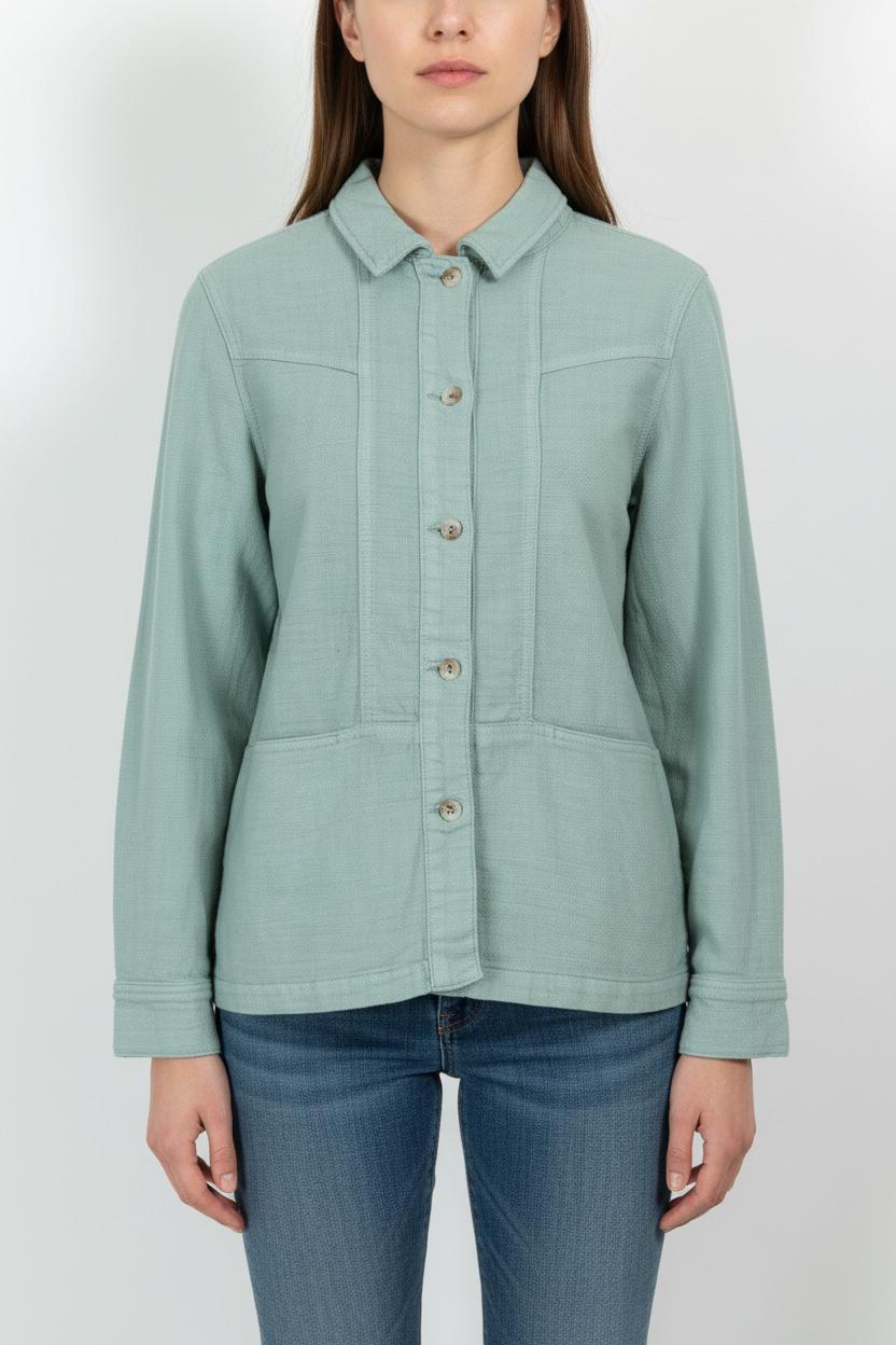 Veste Verte - Taille M/38 de la marque Caroll | PARAD101354 - Vendu par Paradigme - Image 1