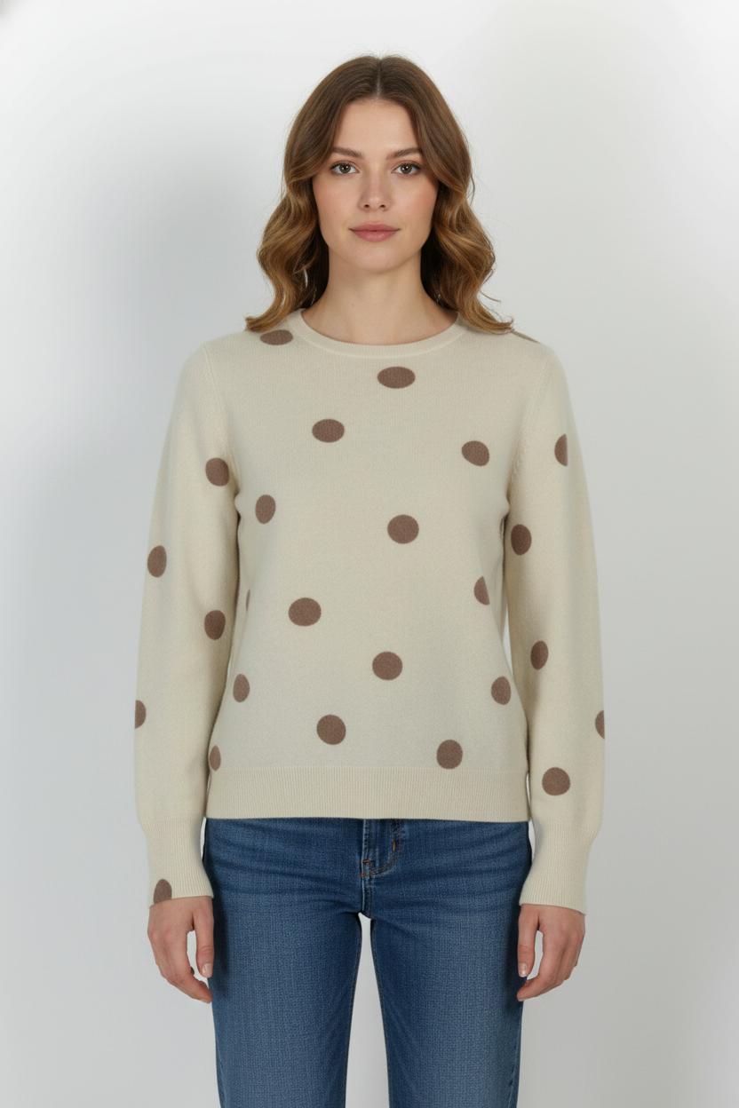 Pull Beige et Marron - Taille S/36 de la marque Sézane | PARAD101358 - Vendu par Paradigme - Image 1