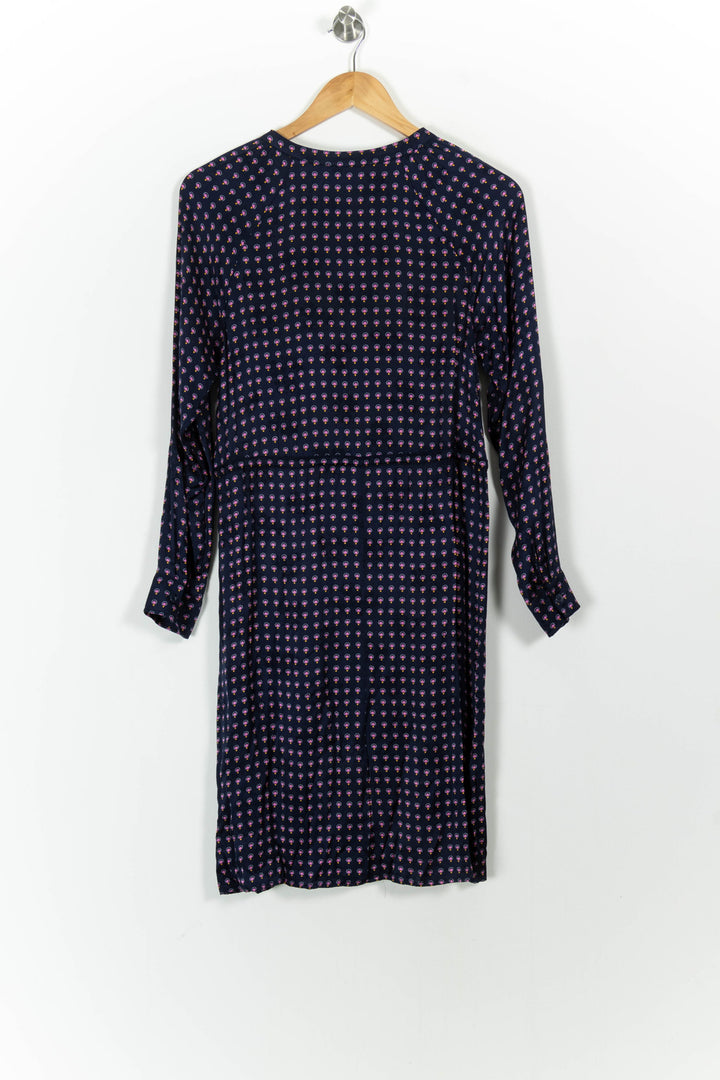 Robe Midi Bleue et Rose - Taille S/36 de la marque American Vintage | PARAD101360 - Vendu par Paradigme - Image 4