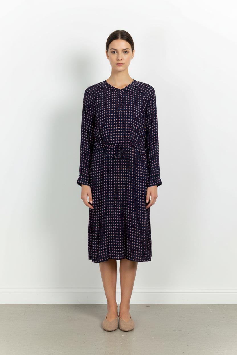 Robe Midi Bleue et Rose - Taille S/36 de la marque American Vintage | PARAD101360 - Vendu par Paradigme - Image 1