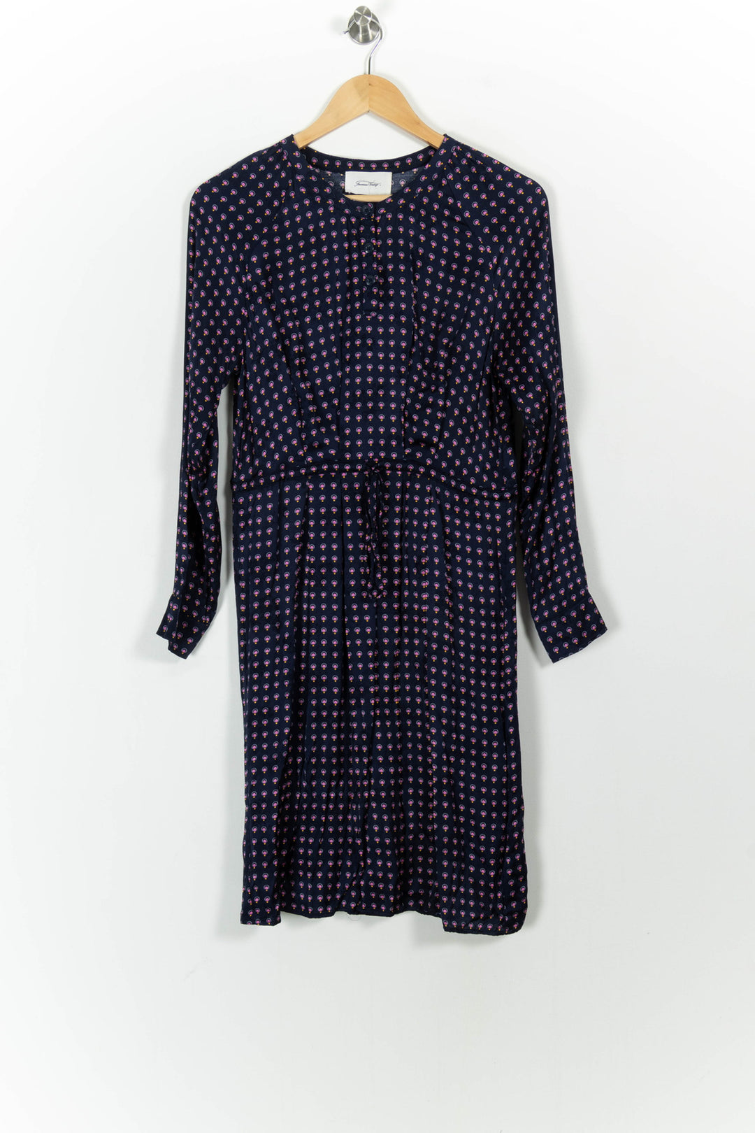 Robe Midi Bleue et Rose - Taille S/36 de la marque American Vintage | PARAD101360 - Vendu par Paradigme - Image 2