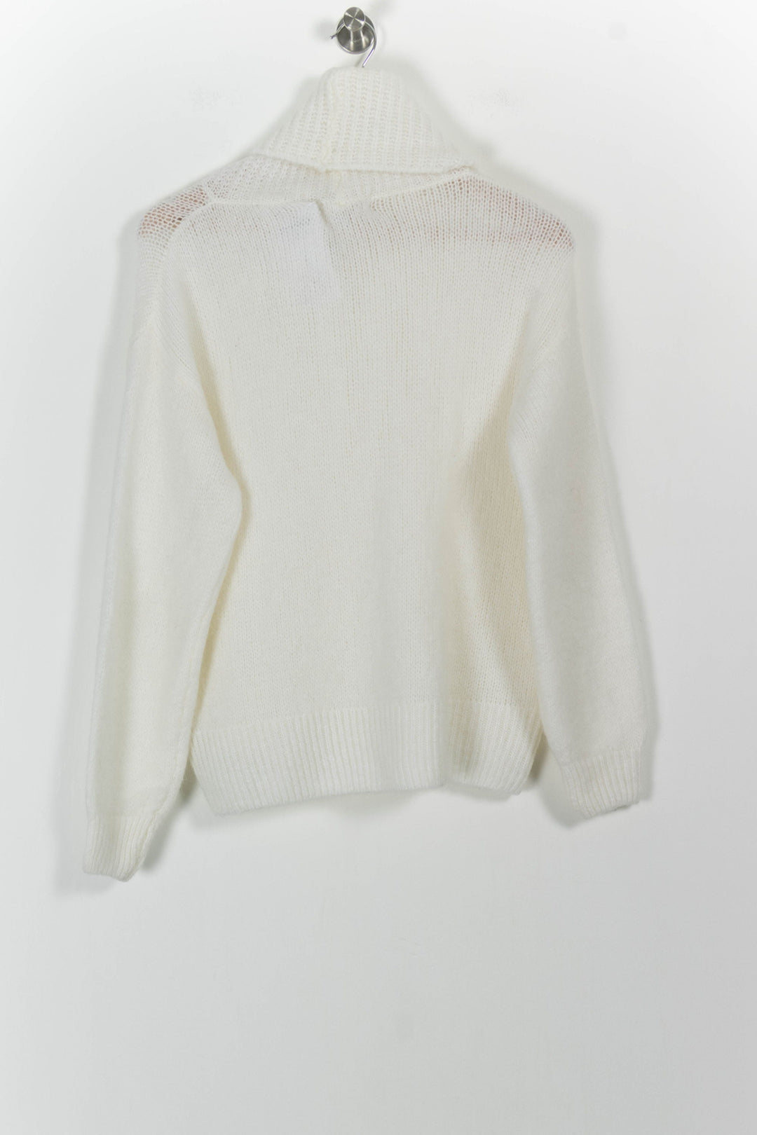 Pull Col Roulé Blanc - Taille M/38 de la marque Karl Marc John | PARAD101361 - Vendu par Paradigme - Image 4