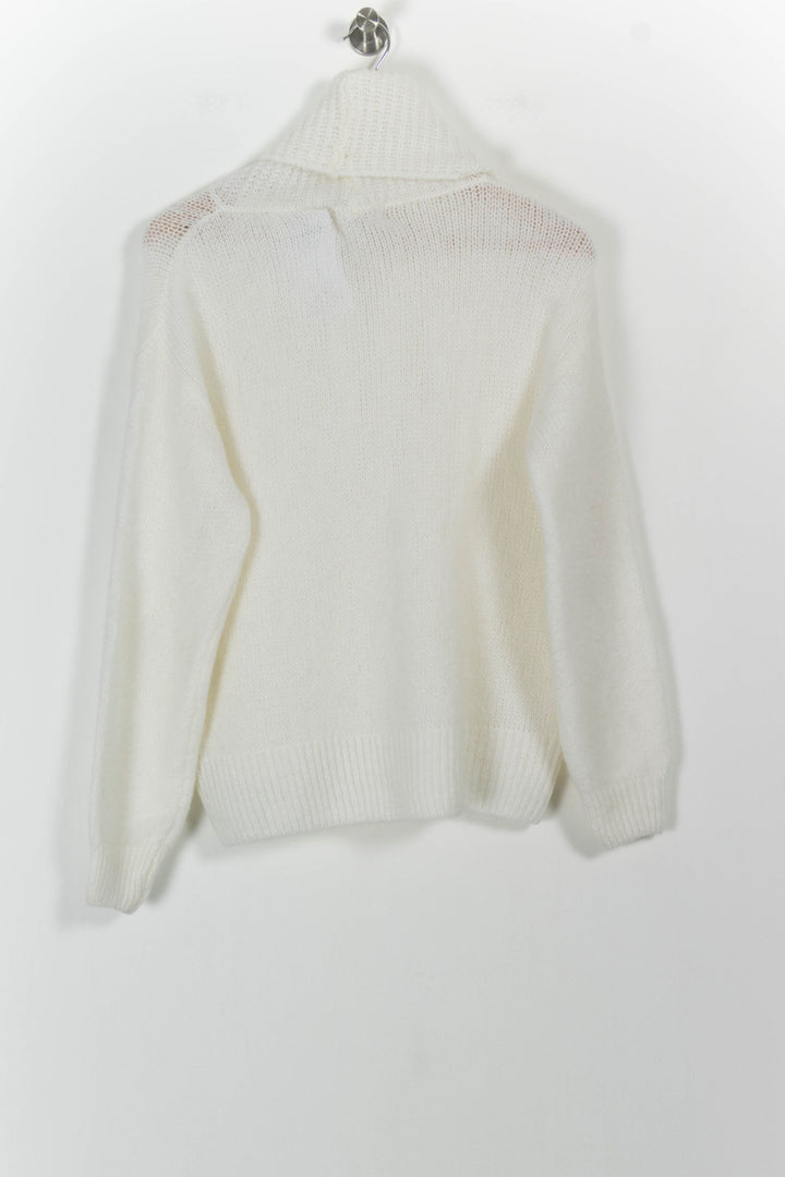 Pull Col Roulé Blanc - Taille M/38 de la marque Karl Marc John | PARAD101361 - Vendu par Paradigme - Image 4