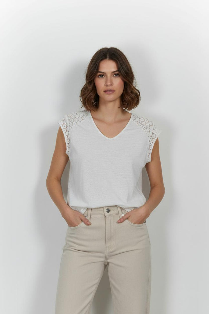 Top Beige - Taille XS/34 de la marque Des petits hauts | PARAD101364 - Vendu par Paradigme - Image 1
