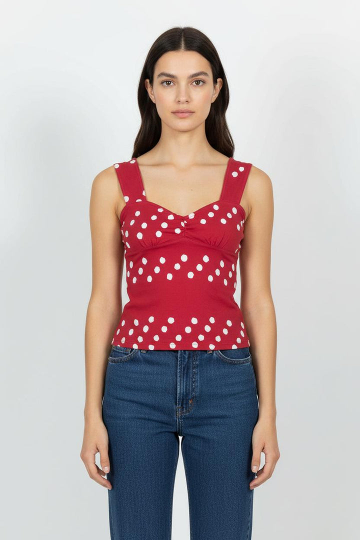 Débardeur Rose et Blanc - Taille S/36 de la marque Tara Jarmon | PARAD101366 - Vendu par Paradigme - Image 1