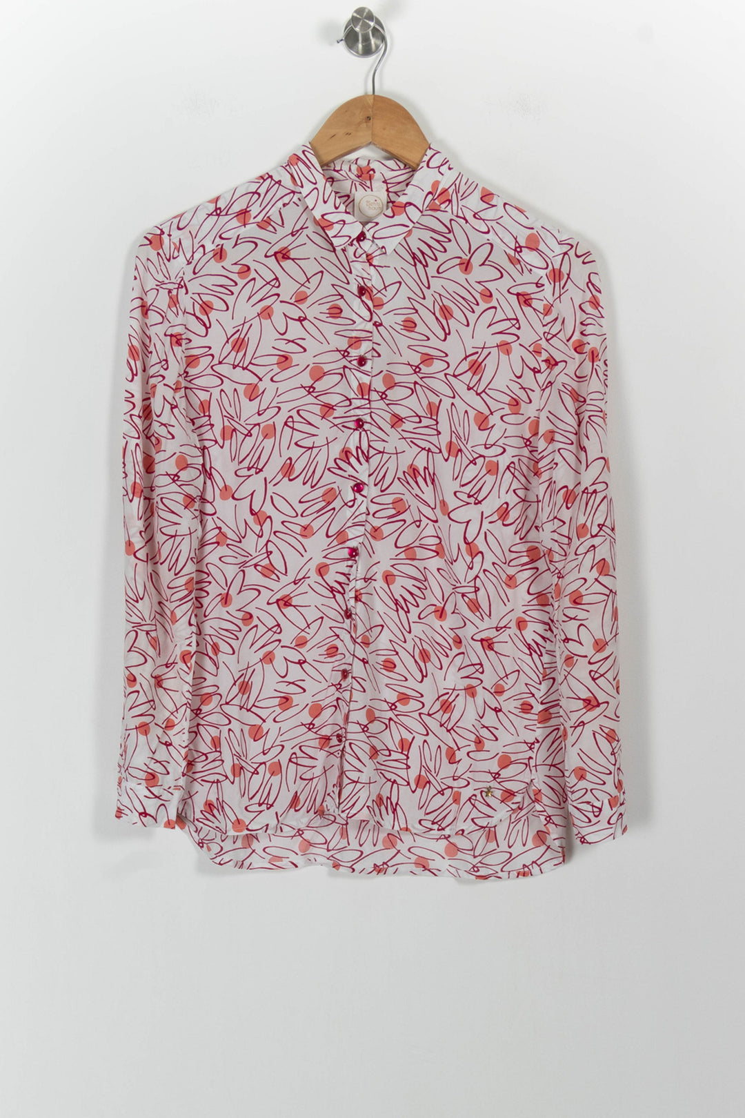 Chemise Blanche et Rouge - Taille XS/34 de la marque Des petits hauts | PARAD101368 - Vendu par Paradigme - Image 2