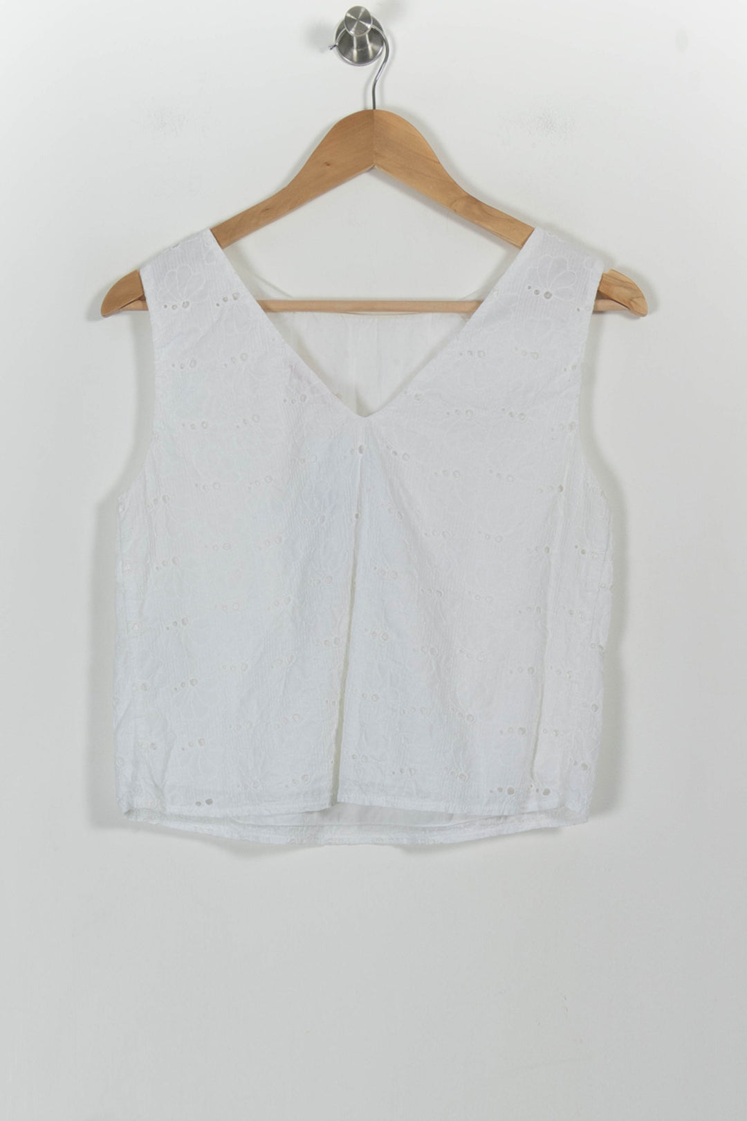 Top Blanc - Taille L/40 de la marque La Fée Maraboutée | PARAD101370 - Vendu par Paradigme - Image 4