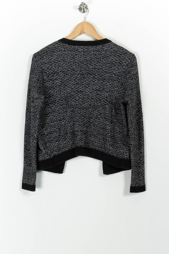 Cardigan Gris et Noir - Taille S/36 de la marque Ekyog | PARAD101375 - Vendu par Paradigme - Image 4