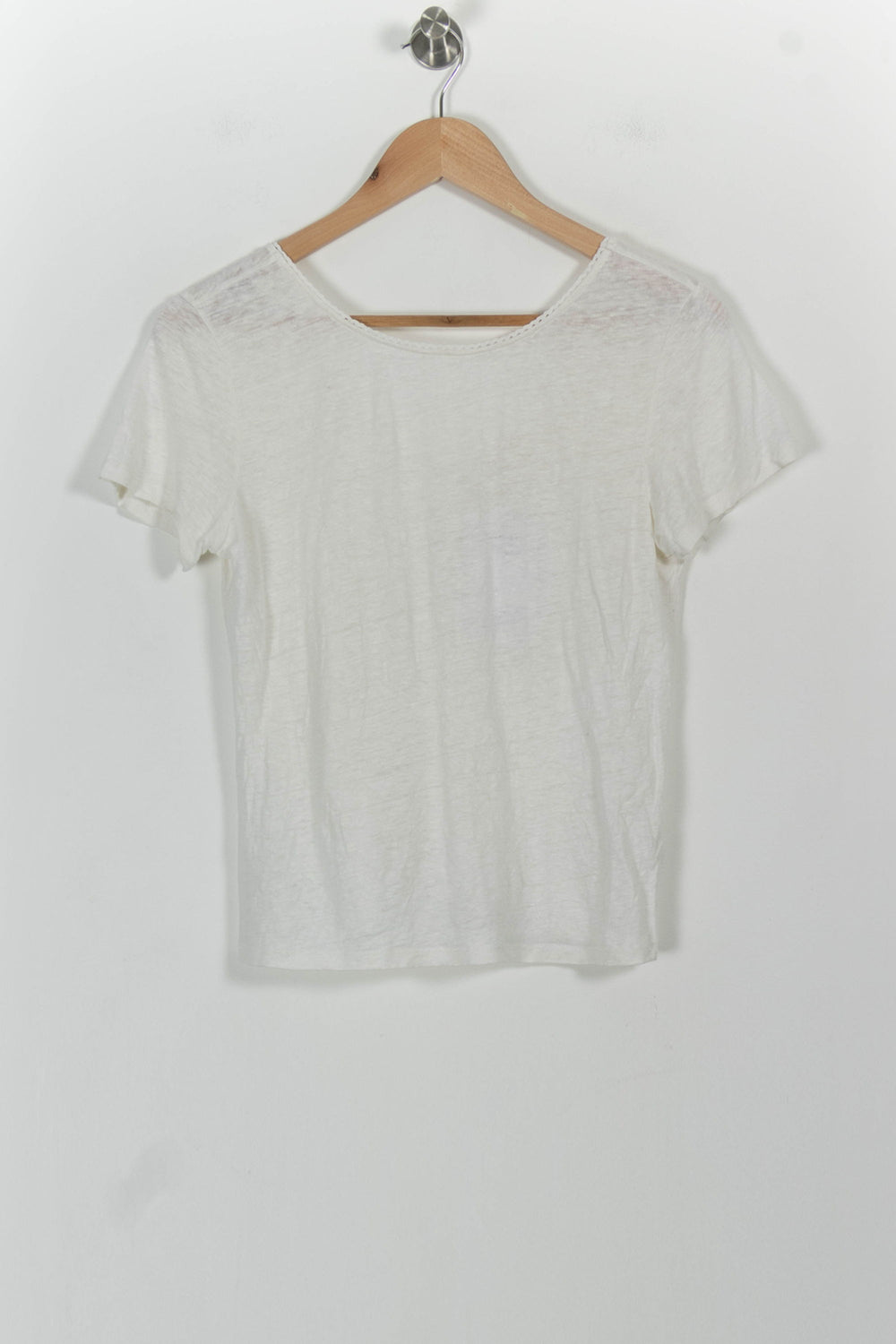 Tee-shirt Manches Courtes Blanc - Taille XS/34 de la marque Marie Sixtine | PARAD101376 - Vendu par Paradigme - Image 2