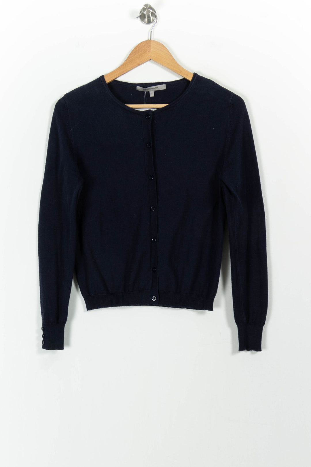 Cardigan Bleu - Taille S/36 de la marque La Fée Maraboutée | PARAD101377 - Vendu par Paradigme - Image 2