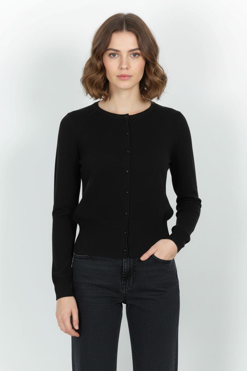 Cardigan Noir - Taille XS/34 de la marque Marie Sixtine | PARAD101383 - Vendu par Paradigme - Image 1