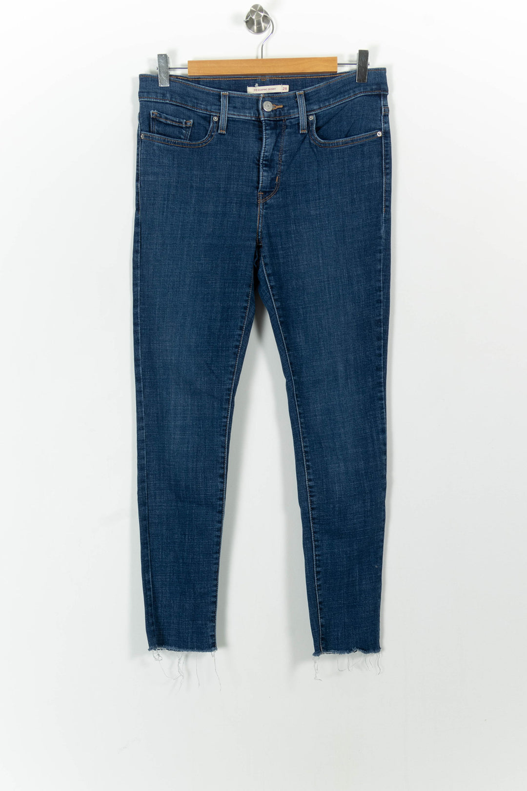 Jean Skinny Bleu - Taille S/36 de la marque Levi's | PARAD101385 - Vendu par Paradigme - Image 2