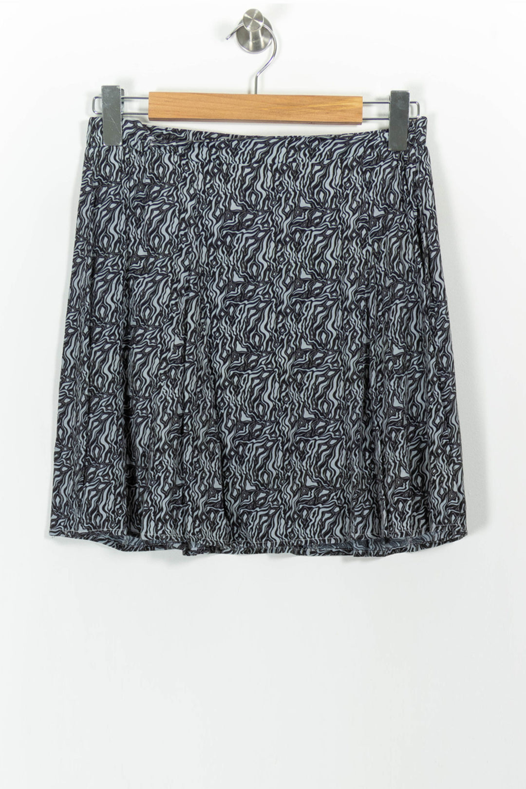Jupe Plissée Grise et Noire - Taille M/38 de la marque Marie Sixtine | PARAD101387 - Vendu par Paradigme - Image 2