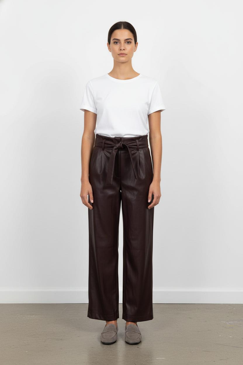 Pantalon Large Bordeaux - Taille M/38 de la marque Laura Laval | PARAD101389 - Vendu par Paradigme - Image 1