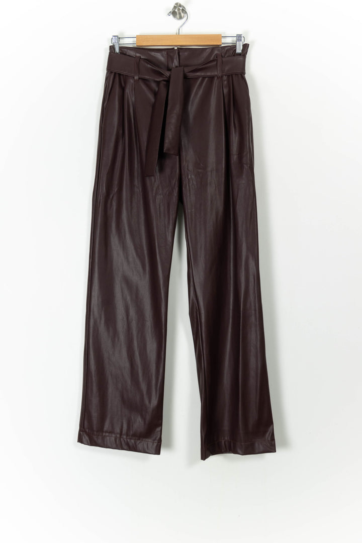 Pantalon Large Bordeaux - Taille M/38 de la marque Laura Laval | PARAD101389 - Vendu par Paradigme - Image 2