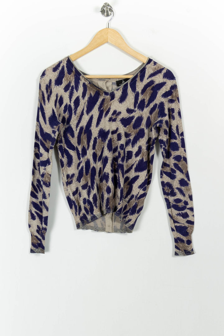 Pull Bleu et Beige - Taille S/36 de la marque One Step | PARAD101398 - Vendu par Paradigme - Image 2