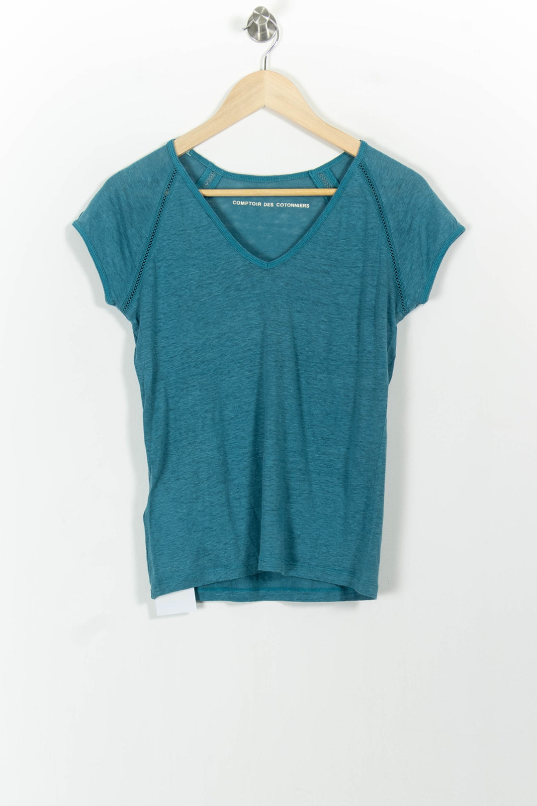 Tee-shirt Bleu - Taille S/36 de la marque Comptoir des Cotonniers | PARAD101399 - Vendu par Paradigme - Image 2