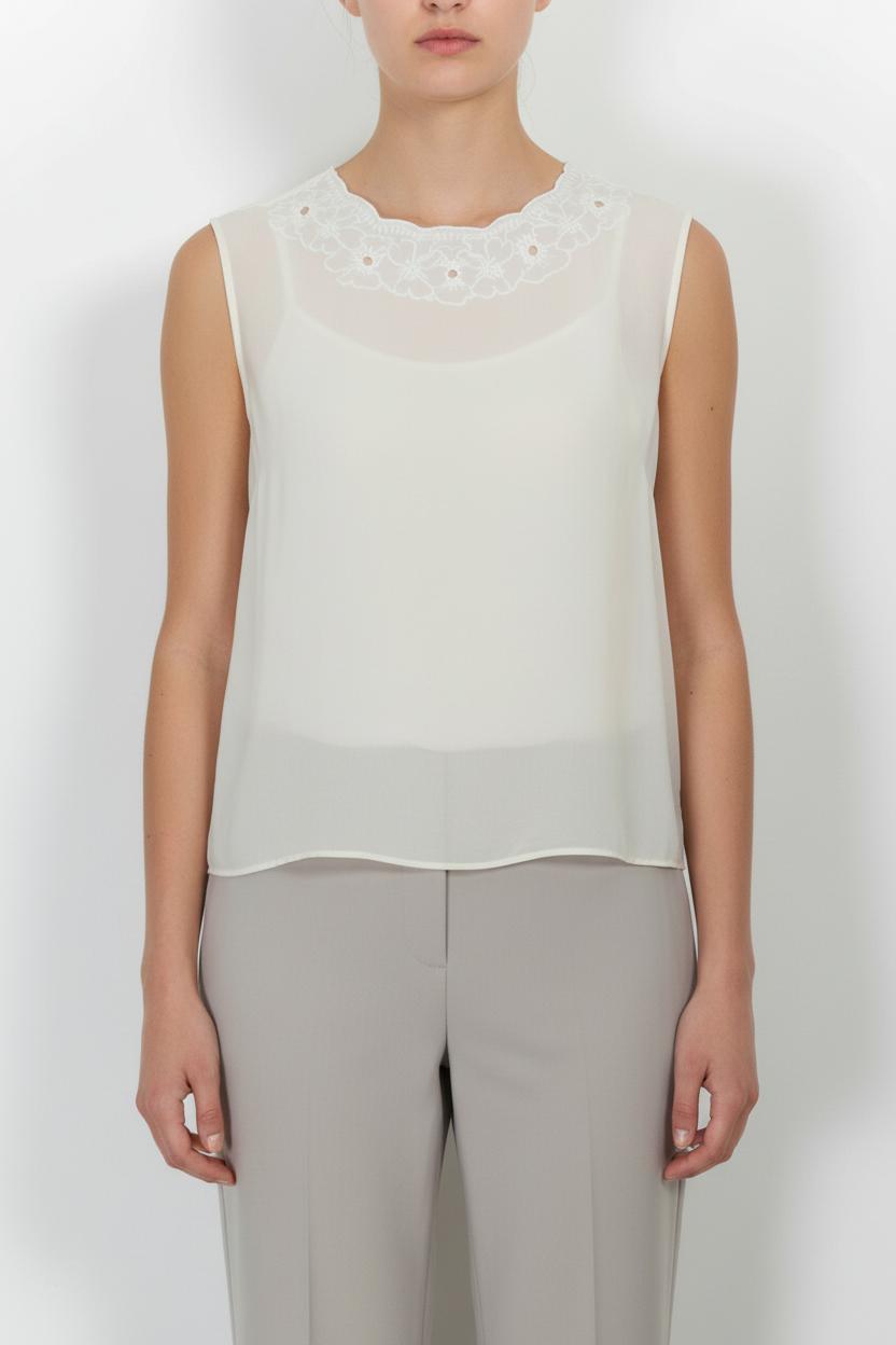 Blouse Blanche - Taille S/36 de la marque Comptoir des Cotonniers | PARAD101400 - Vendu par Paradigme - Image 1