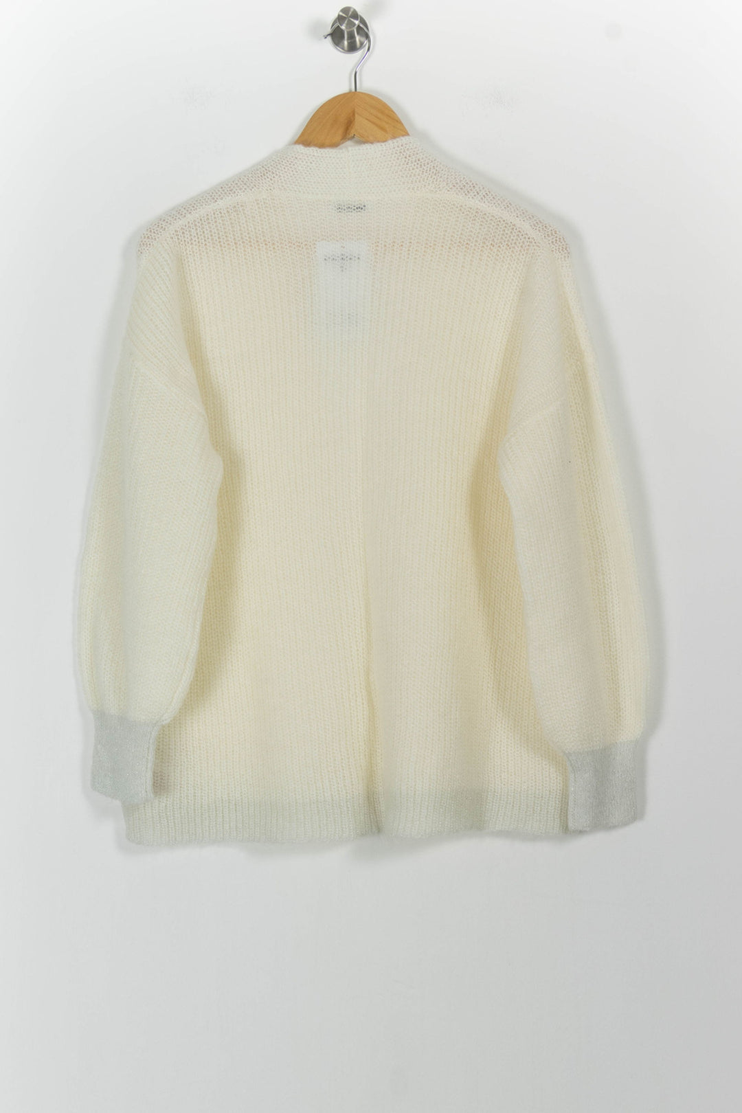 Cardigan Blanc et Gris - Taille S/36 de la marque IKKS | PARAD101402 - Vendu par Paradigme - Image 4